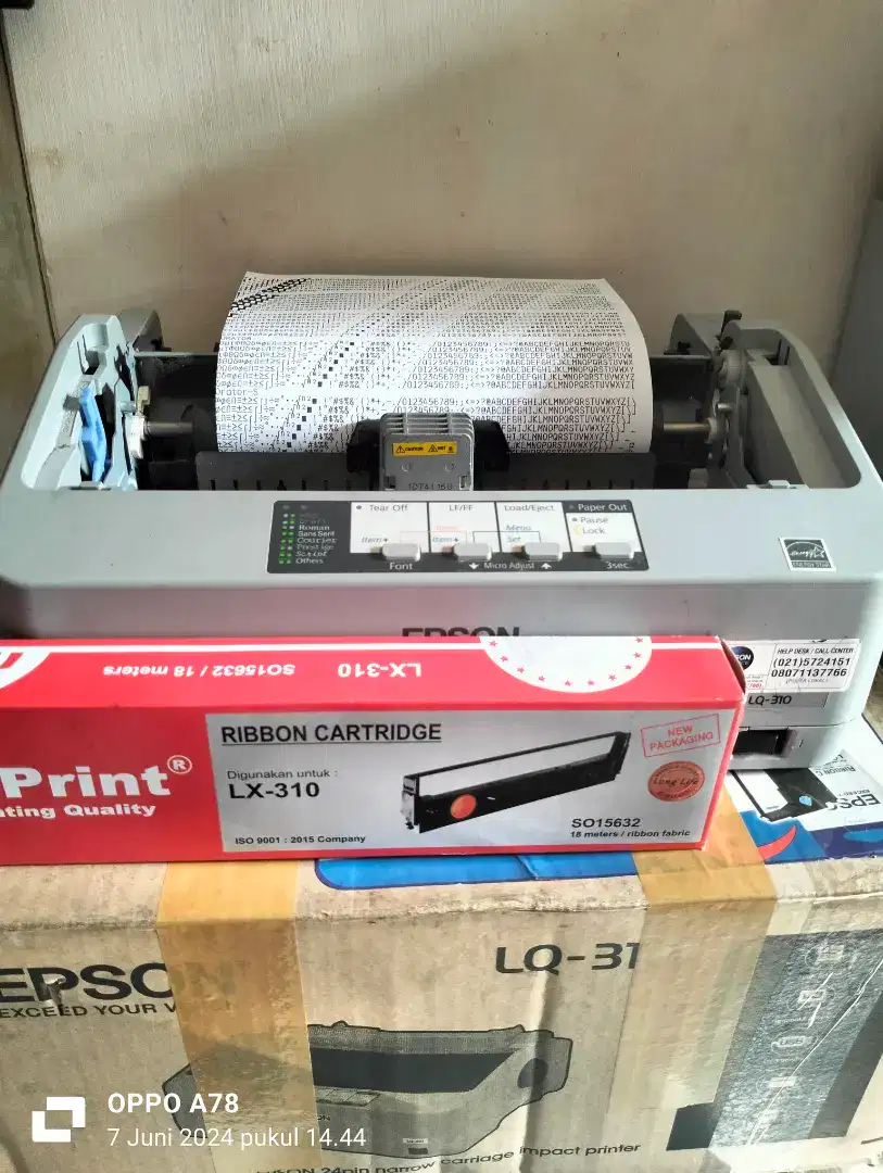 Printer Epson LQ 310 Aksesoris Lengkap