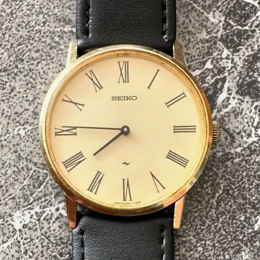 SEIKO CHARIOT HI-BEAT 2220-0430 Goldplated Manual Winding ORIGINAL