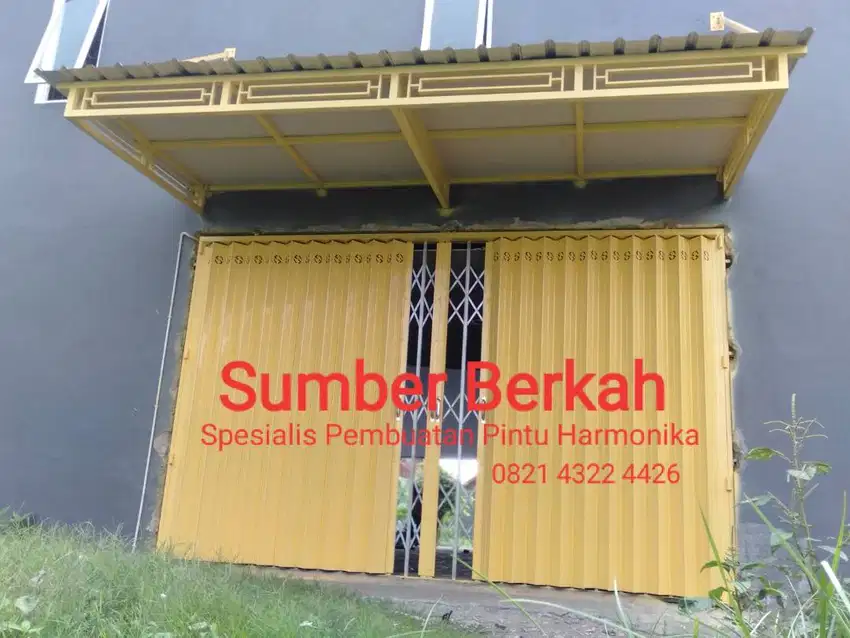 Pintu Harmonika dan kanopi pvc