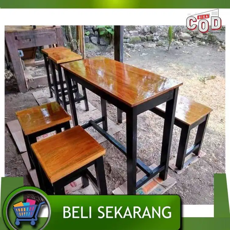 BAYAR COD - SET MEJA Cafe Minimalis - CUSTOM OK