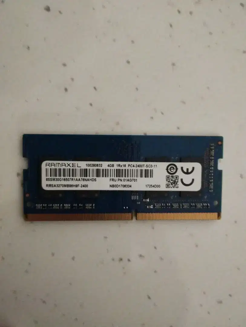 Memory Sodimm DDR4 4GB Ramaxel