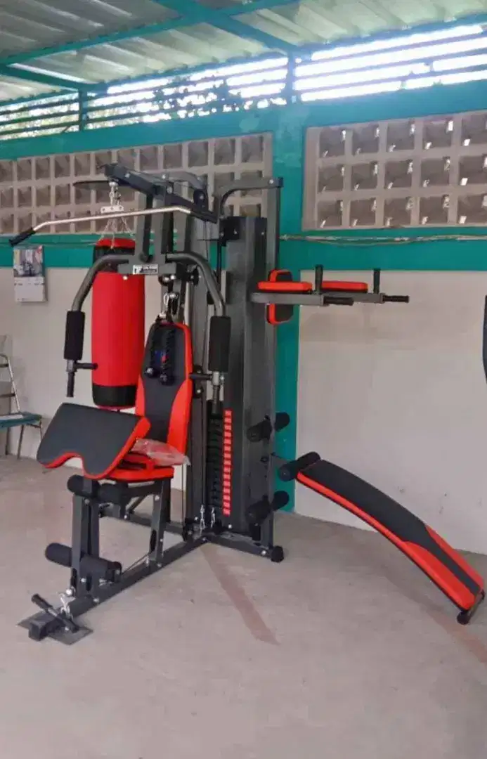 ALAT FITNESS KEBUGARAN HOME GYM 3 SISI SAMSAK FREE SARUNG TINJU