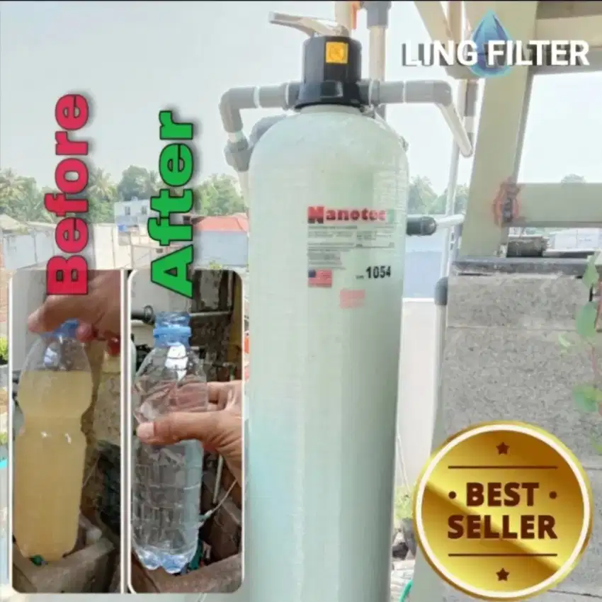 sepaket tabung filter penjernih air