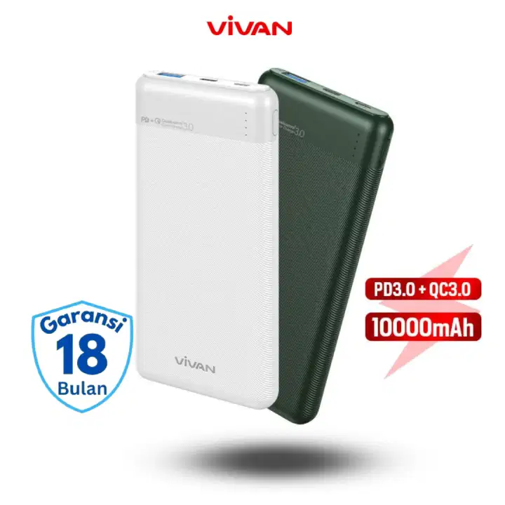 Powerbank Vivan VPB-M10 10000mAh Garansi 18 Bulan New