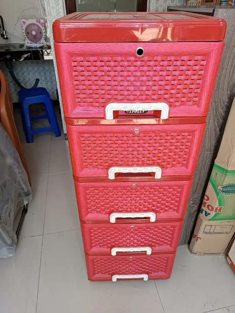Container 5 laci napoly plus kunci