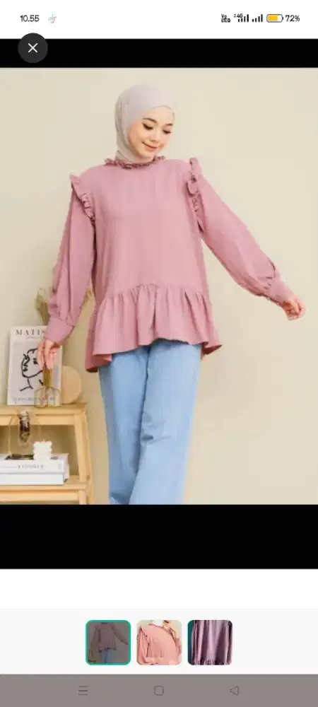 Blouse crinckle mayoutfit