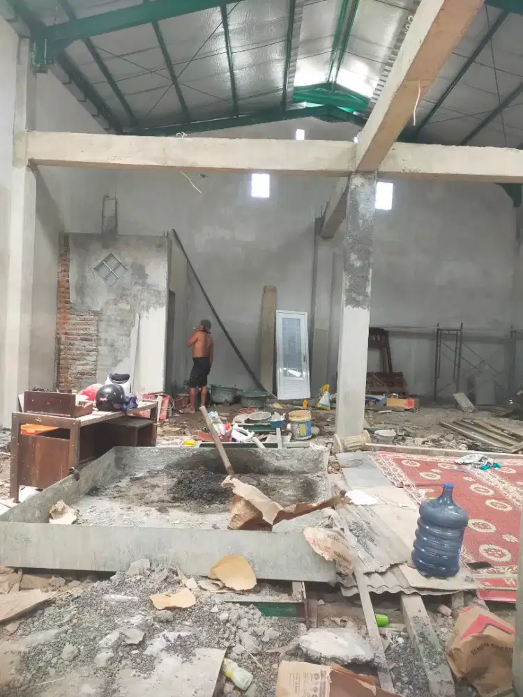 Jasa bangun renovasi rumah atap plafon keramik talang cat dinding