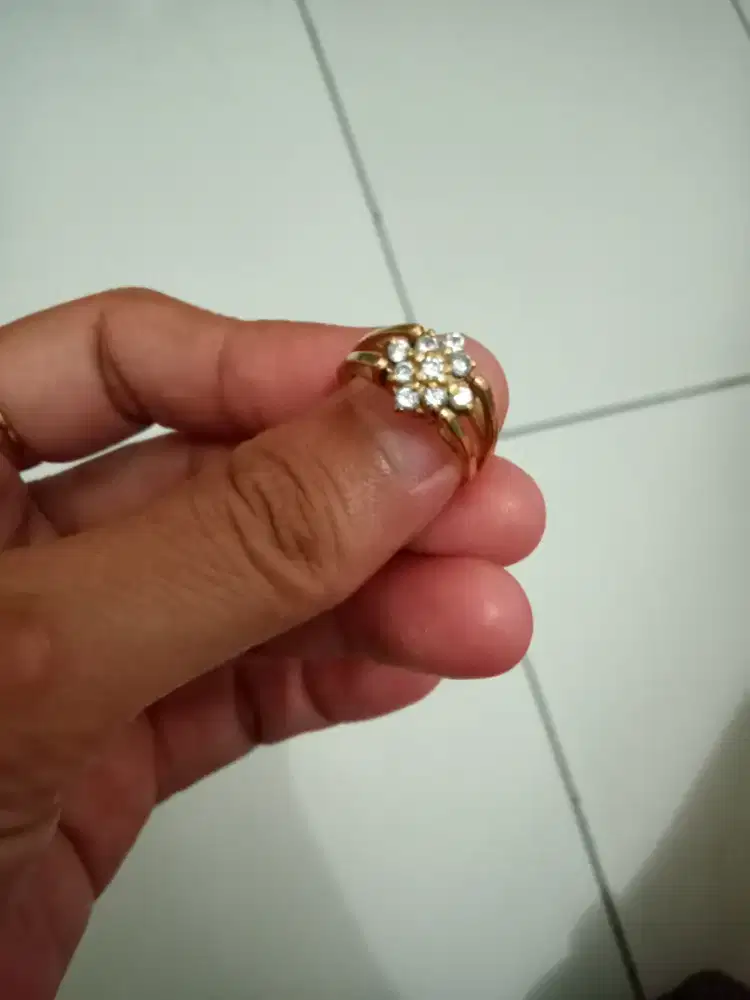 Cincin Emas Dua Model Jadul