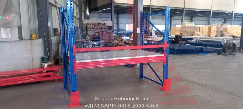 PUSAT RAK SHELVING AMBALAN KAPASITAS 1000KG PER LEVEL