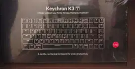 Keychron K3 Wireless Mechanical keyboard Optical White Backlight Brown