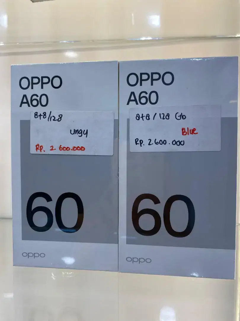 OPPO A60 RAM 8+8/128 GB GARANSI RESMI 1 TH(CASH& CREDIT MULAI DARI 0%)