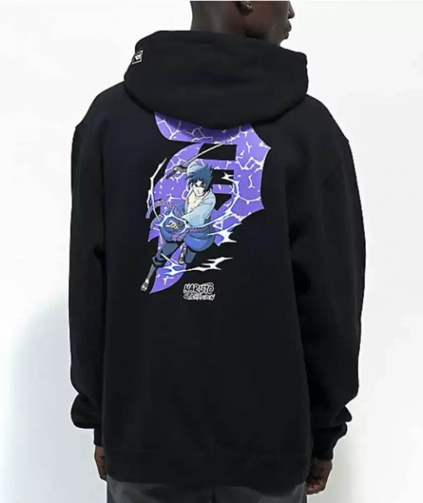 Uniqlo hoodie ungu naruto