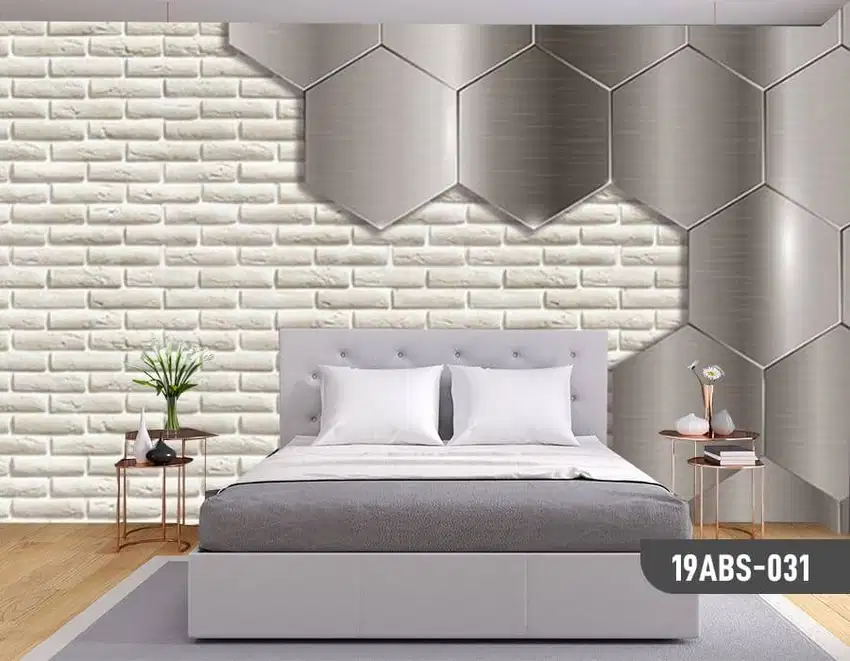 Pesan wallpaper dinding 3d custom toko jual dan pasang gorden murah