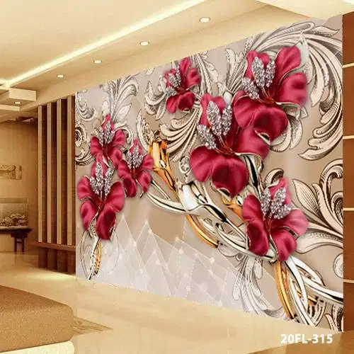Pesan wallpaper dinding 3d custom toko jual dan pasang gorden murah