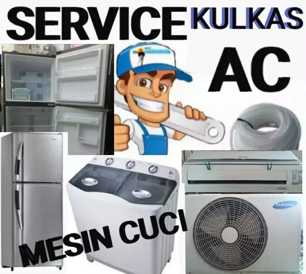 Servis kulkas, mesin cuci & elektronik BERGARANSI