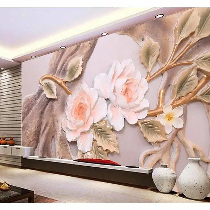 Pesan wallpaper dinding 3d custom toko jual dan pasang gorden murah