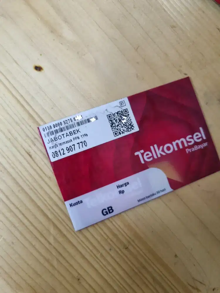 Nomor Cantik 10 Digit Telkomsel 90 7770