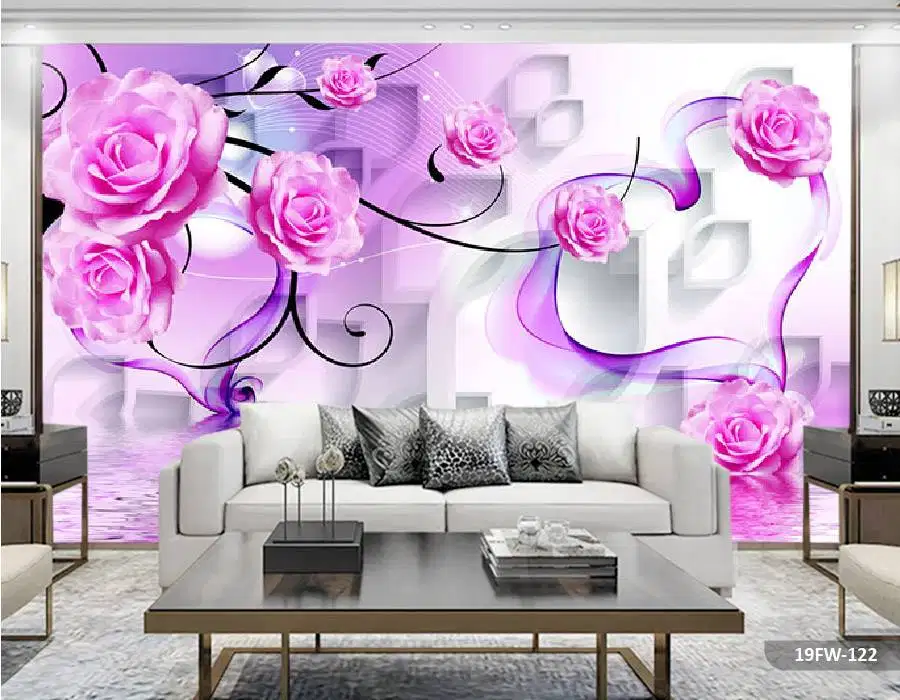 Pesan wallpaper dinding 3d custom toko jual dan pasang gorden murah
