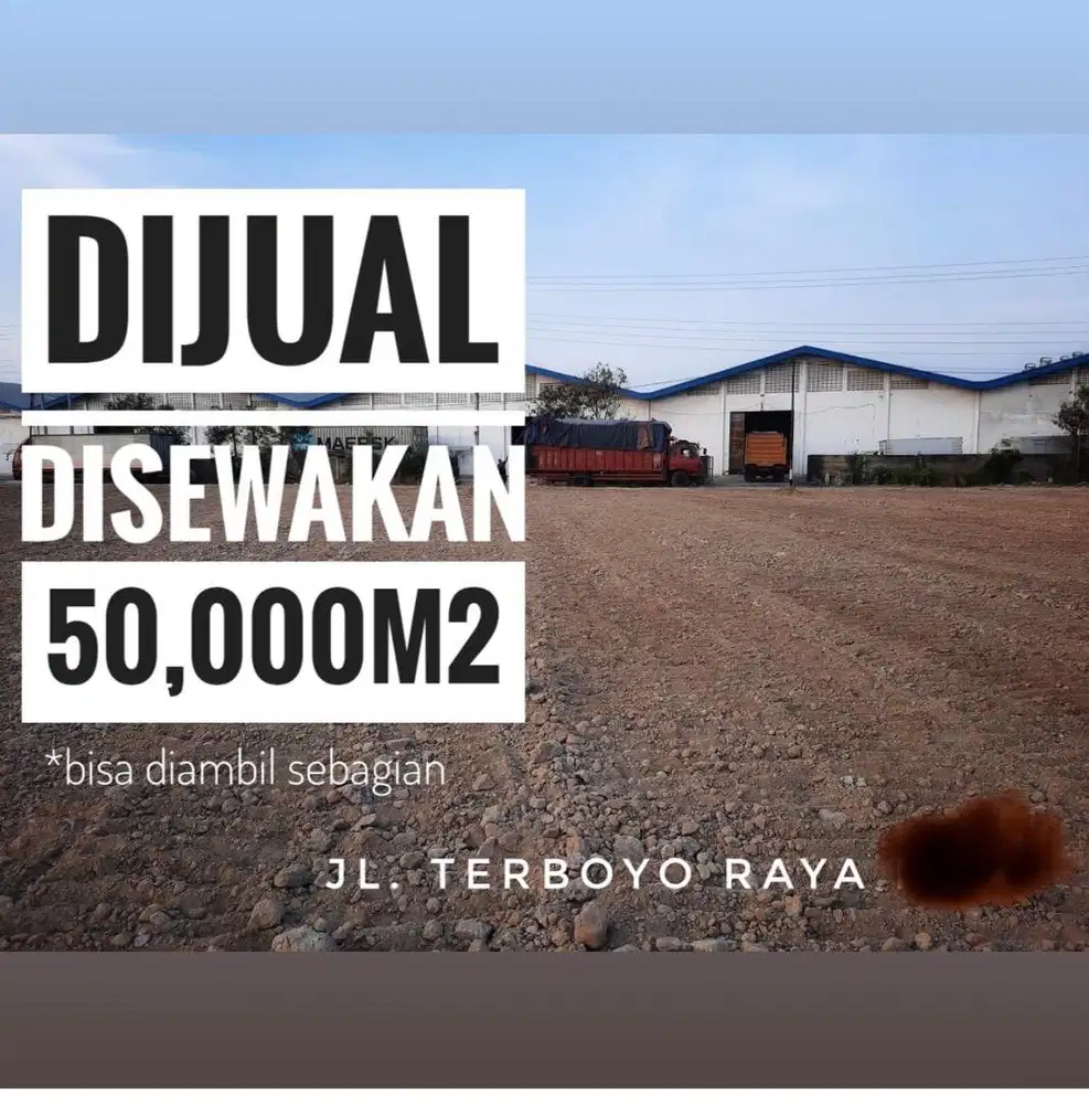 Jual murah Tanah gudang Kawasan industri terboyo semarang Jawa Tengah