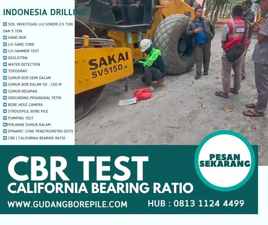 Jasa CBR test / DCP test di JABODETABEKJUR