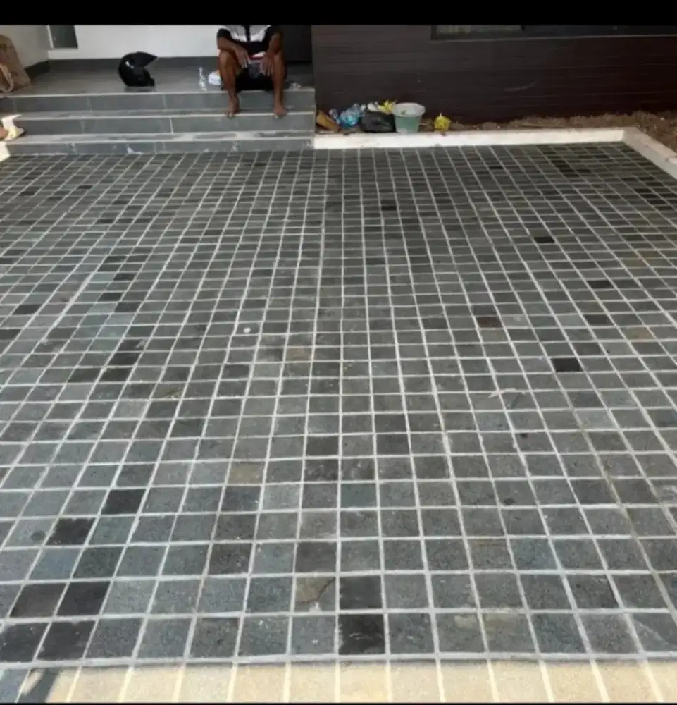 Jasa pemasangan carport batu sikat,batu alam dinding