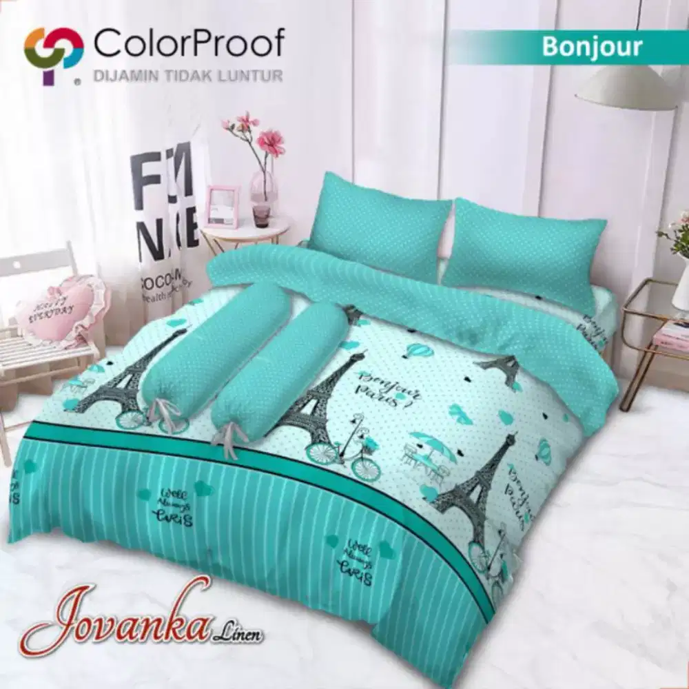 Bedcover jonva hijau tosca no 1