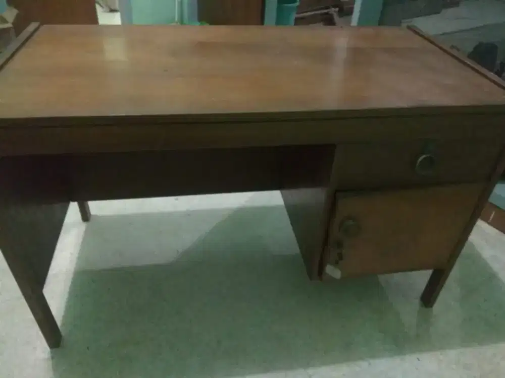 Meja tulis meja kerja jati kuat kokoh BACA DESKRIPSI