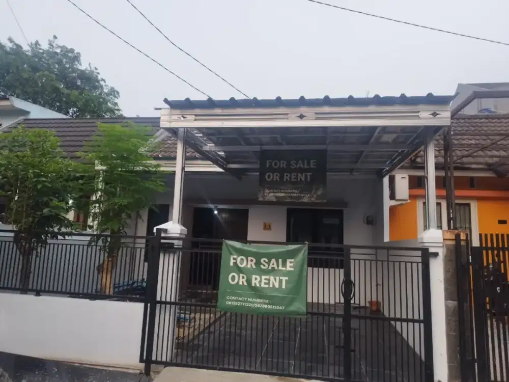Rumah dikontrakkan Mutiara Sentosa Depok