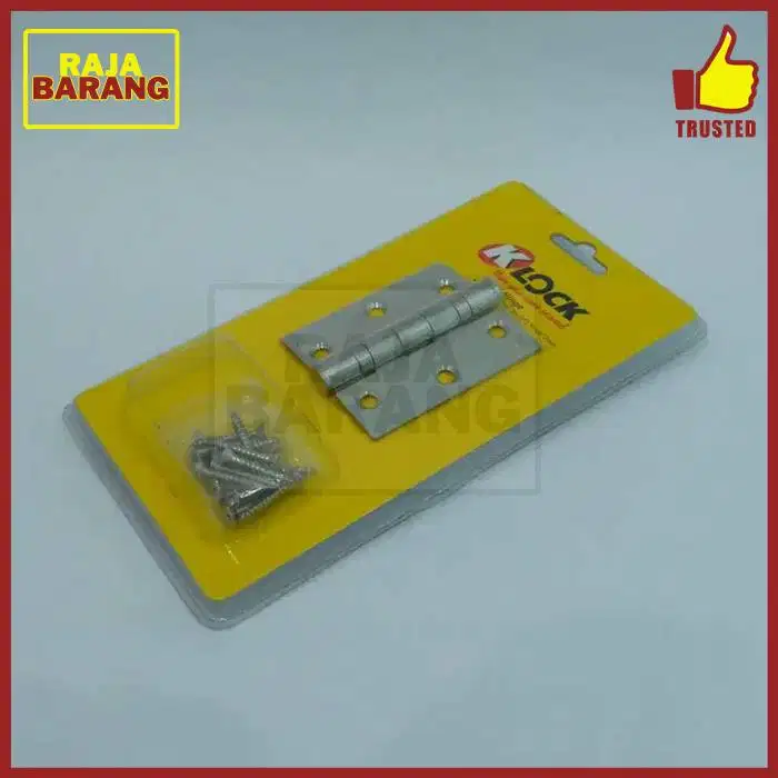 K-Lock Klock K Lock Engsel Pintu Door Hinge 3 inch x 2.5 inch x 2 mm
