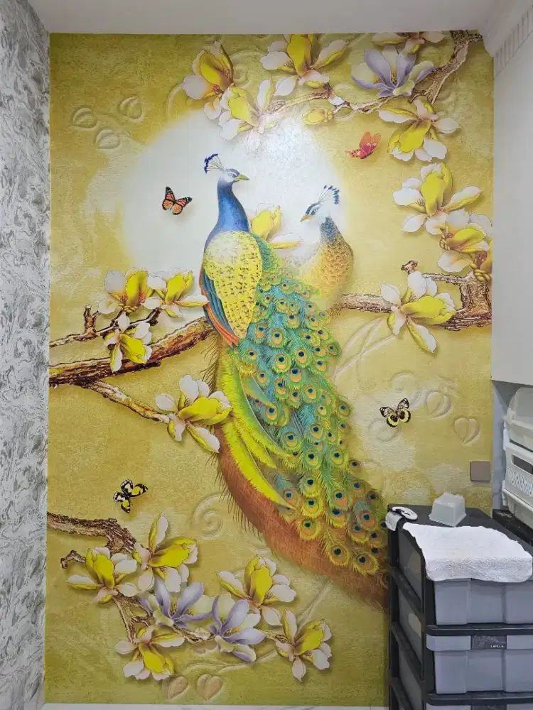 Wallpaper Custom (Motif by request) free pemasangan