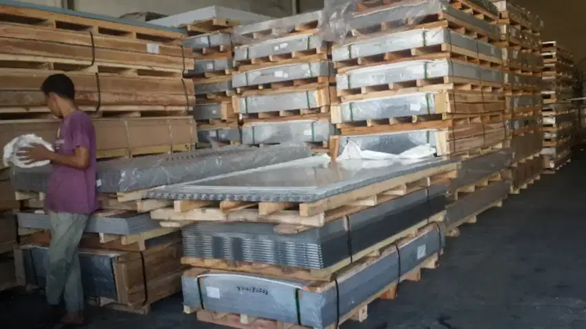 Agen jual Plat aluminium lembaran murah nego qty banyak