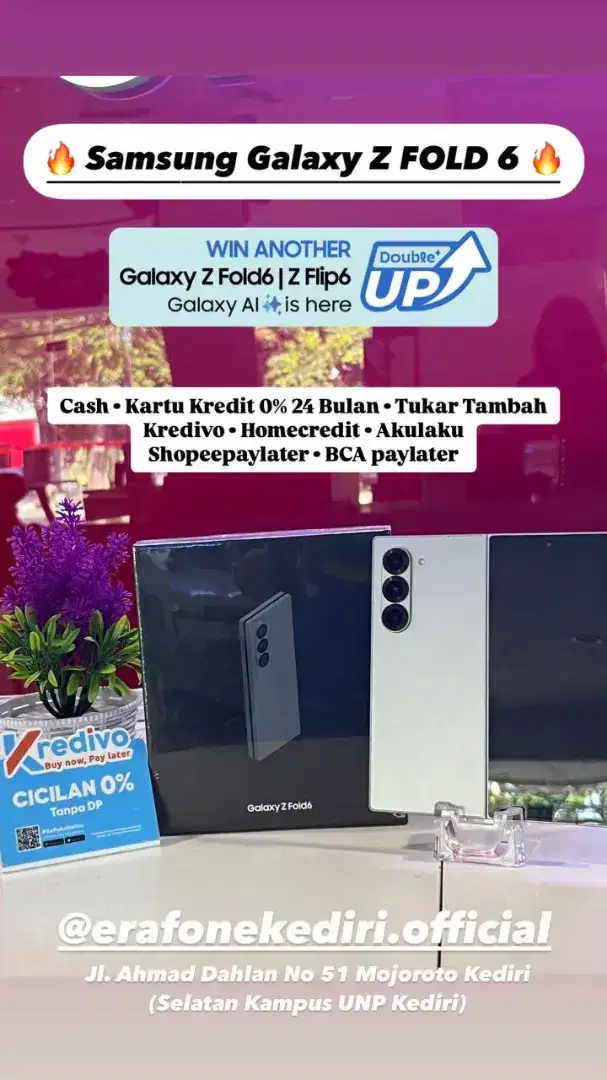 Galaxy Z Fold 6 free upgrade memori 512