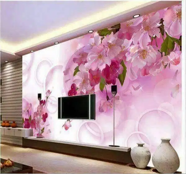 Jual gorden hordeng gordyn tirai jendela wallpaper dinding 3d custom