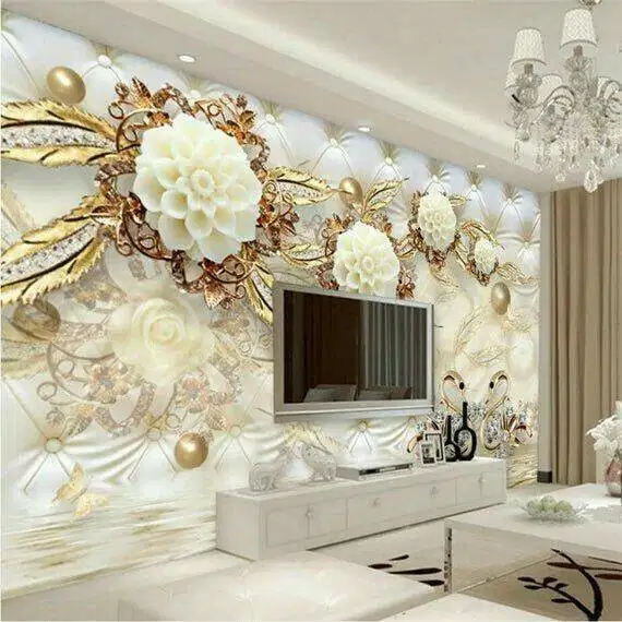 Jual gorden hordeng gordyn tirai jendela wallpaper dinding 3d custom