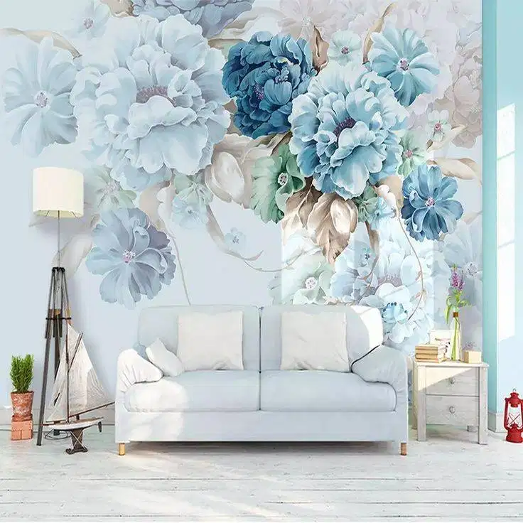 Jual gorden hordeng gordyn tirai jendela wallpaper dinding 3d custom