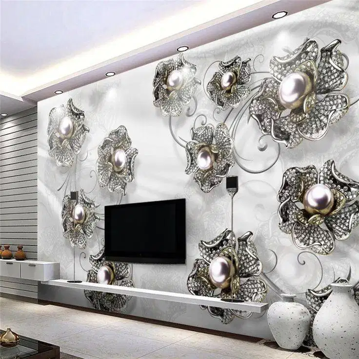 Jual gorden hordeng gordyn tirai jendela wallpaper dinding 3d custom