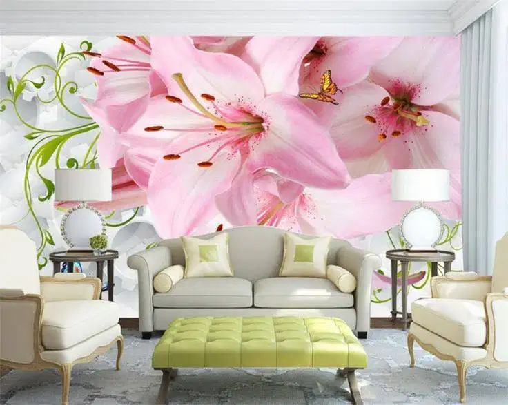 Jual gorden hordeng gordyn tirai jendela wallpaper dinding 3d custom