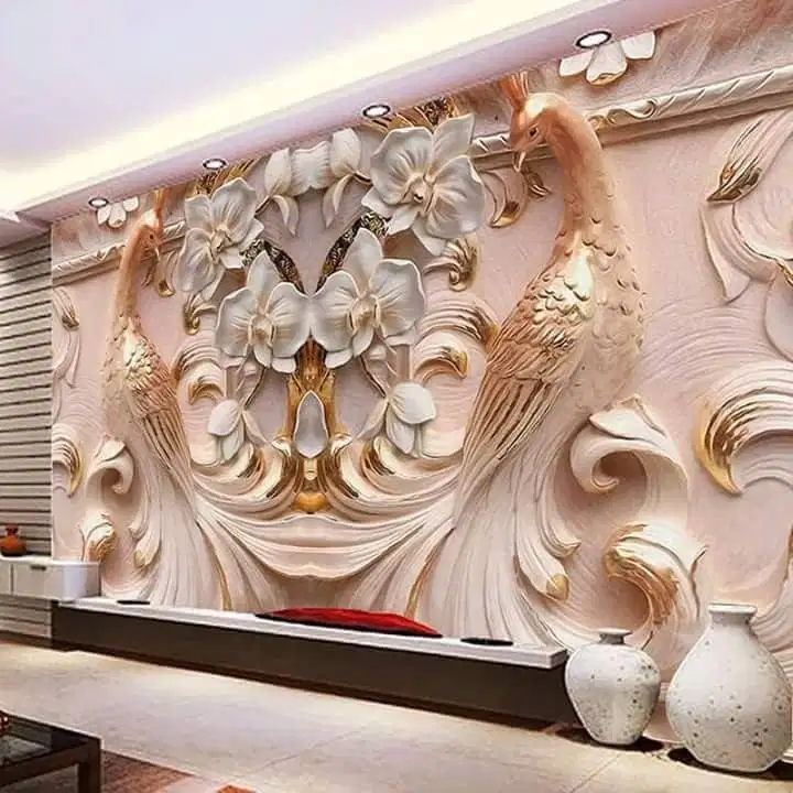 Jual gorden hordeng gordyn tirai jendela wallpaper dinding 3d custom