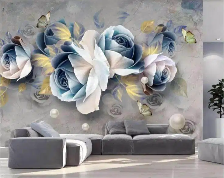 Pesan wallpaper dinding 3d custom toko jual dan pasang gorden murah