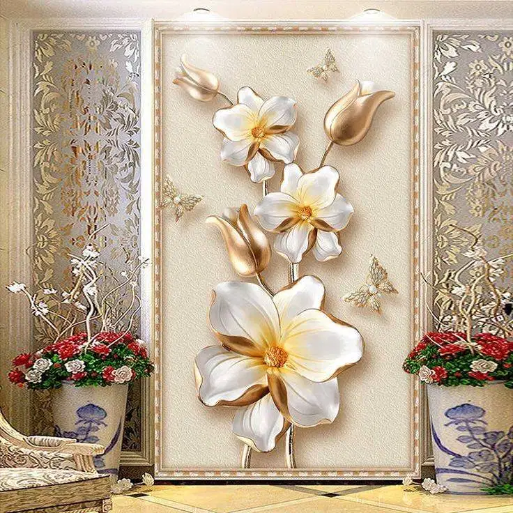Jual gorden hordeng gordyn tirai jendela wallpaper dinding 3d custom