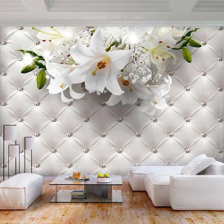 Jual gorden hordeng gordyn tirai jendela wallpaper dinding 3d custom