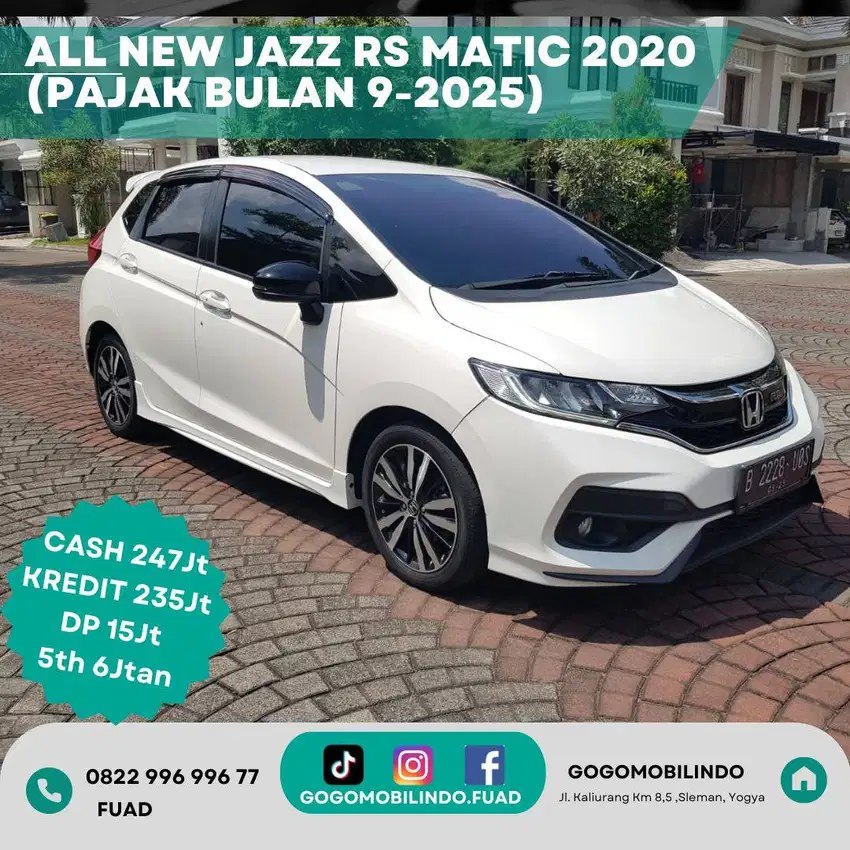 ALL NEW JAZZ RS MATIC 2020 (PAJAK BULAN 9-2025)