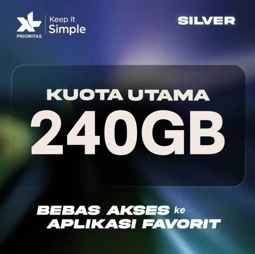 240GB XL PREMIUM PRIORITAS 12 Bulan