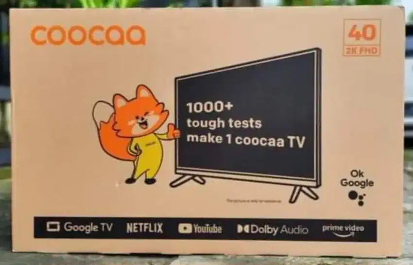 CooCaa Google TV 40 inch 40Z72 Garansi Resmi