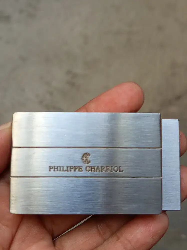 Belt Buckle Kepala Sabuk Original Philippe Charriol Solid Brass