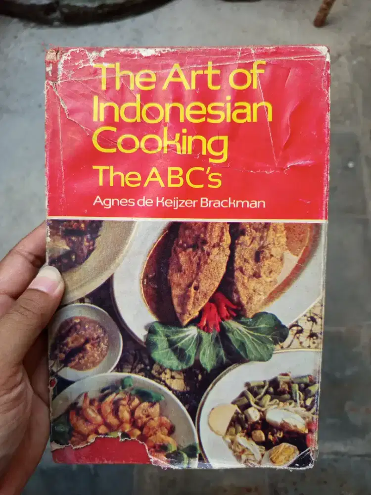 Buku Resep Impor Vintage The Art of Indonesian Cooking 1970s