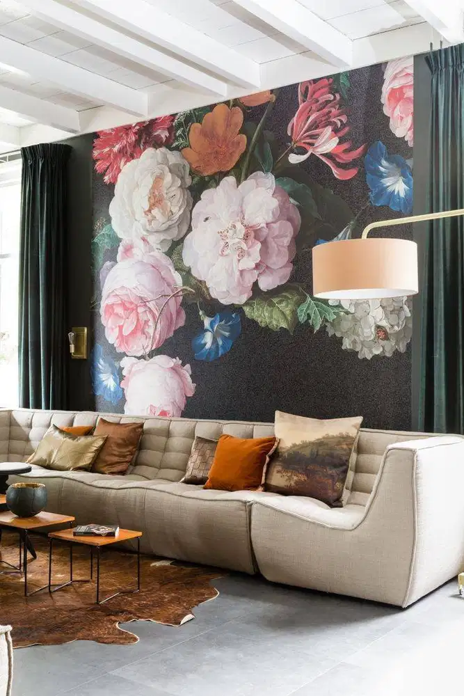 Pesan wallpaper dinding 3d custom toko jual dan pasang gorden murah