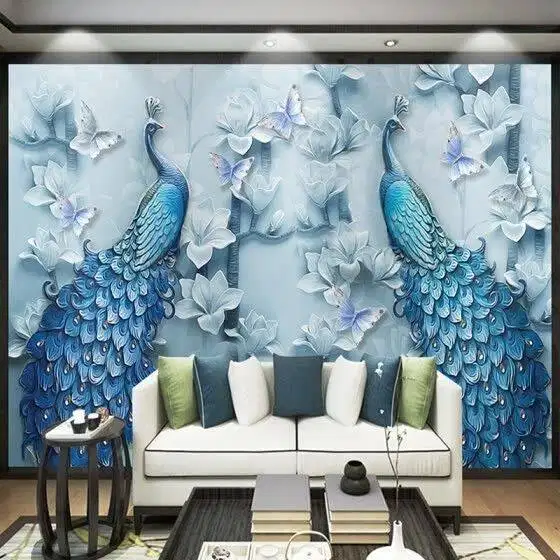 Jual gorden hordeng gordyn tirai jendela wallpaper dinding 3d custom