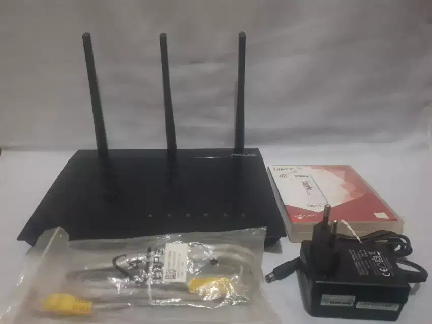 Router Asus 3x5dbi dan modem 4G unlock