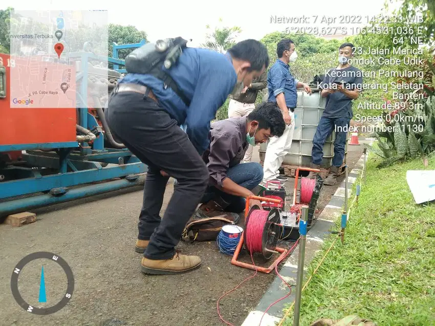 Geolistrik, Well Logging, Pumping test, CBR test, Borehole di CIANJUR